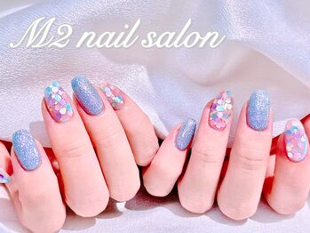 エムズ ネイルサロン(M2)/シンプルワンカラーホログラム