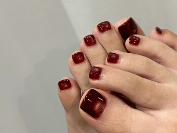 クレセント 心斎橋店(Crescent)/秋色フットワンカラー/kanna