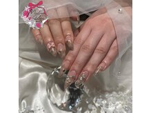 マシェリローズ(Macherie Rose)/ハートチェーンネイル♪