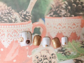 ネイルサロン&スクール ジーナ(GINA)/クリスマスオーナメント風ネイル