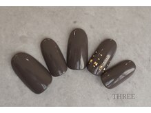 スリー 自由が丘(THREE)/シンプル定額☆スタッズネイル