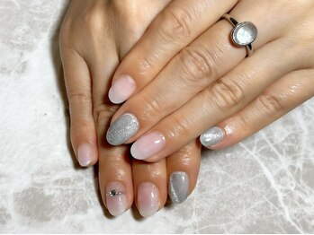 レディグリッター(Lady glitter)/アクアマリンカラー&リング