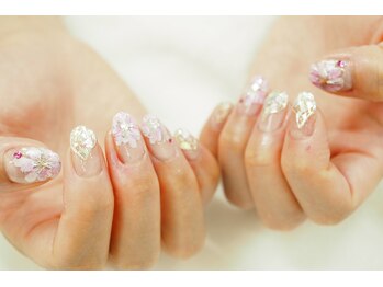 ネイルサロン ホヌ(HONU)/トレンドアートコース¥8500