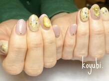 コユビ(koyubi.)/春ネイルアンティーク押し花