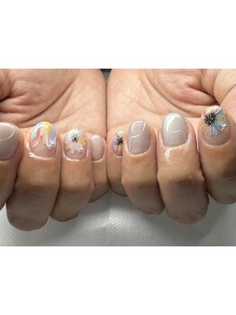 手描きアートが得意なサロン