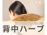【繰り返す背中ニキビ、肌荒れに】光フォト&国産ハーブ/海藻パックで集中ケア