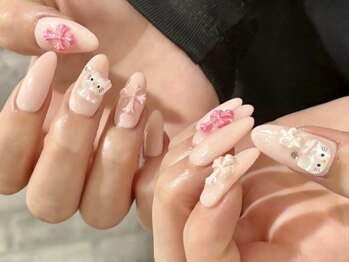 #ワンカラー#ロングネイル