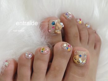 アントレッド(entraide)の写真/市内まで行かなくても今っぽ可愛いが叶うサロン◎ じっくりきれいに。私にぴったりなネイルが見つかる場所