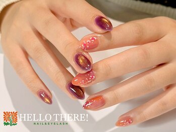 ハローゼア(HELLO THERE!)/秋のダークビタミンカラーネイル