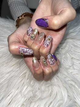 ソラール(SOLAR)/ツイードネイル♪