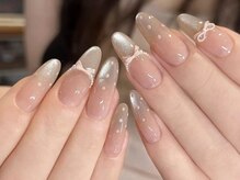 ファンシー 新宿店(Fancy)/冬ネイル/ツイード/ワンホン