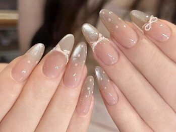 ファンシー 新宿店(Fancy)/冬ネイル/ツイード/ワンホン