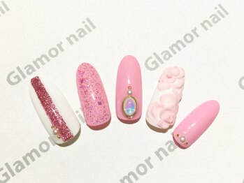 グラマーネイル(Glamor nail)/★定額¥8800!3Dアート×全塗り