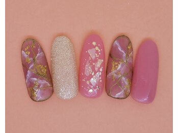 ダブルネイル(Double Nail)/５番　2019春デザインコンテスト