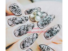 レイラ ネイルサロンアンドスクール(Leyla nailsalon&school)/No245　ゴージャスブラック▼