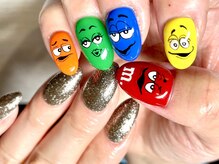 ボーホーネイルズコレクション(BOHO NAILS COLLECTION)/手描きキャラクターアート