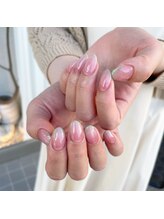 ミントリーフ バイ リート(Mint leaf by Reat)/桃ネイル