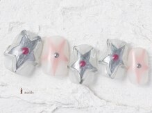 ジェミーネイル エビス(Jemiy nail ebisu)/韓国個性派ぷっくり星11500yen