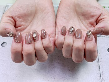 ネイル ビューティーマジック 葛西本店/立体ミラーネイル