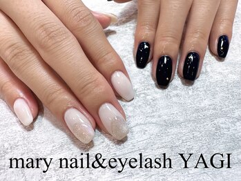 メアリー ネイルアンドアイラッシュ 八木店(mary)/アシメデザイン