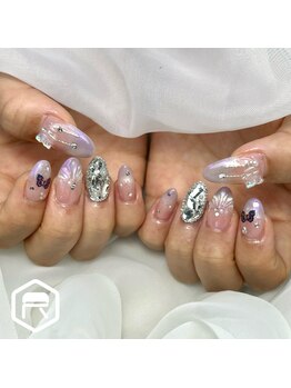レディスペネイル ノウラ 名駅店(Redispe nail NouRa)/キラキラデザイン