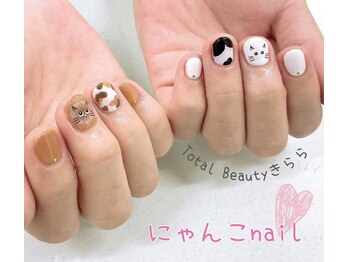 ネイルサロン きらら 藤沢本店/にゃんこネイル