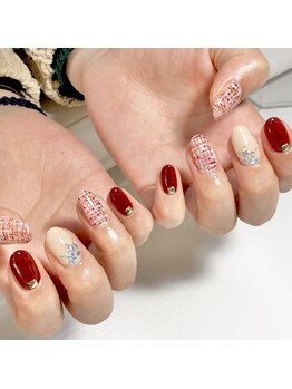 テラックス/ツイードネイル