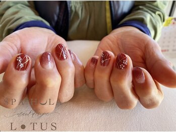 スパフーラ(Spa HULA)/お正月お花ネイル