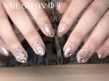 ゆず/パーツつけ放題/ラメ/ピンク