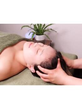 ヘッドスパで癒されたい