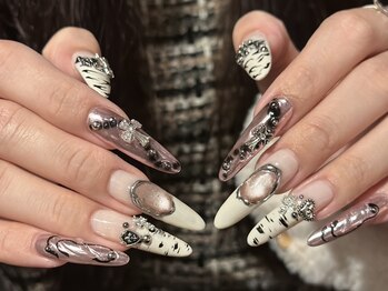 エイミ29ネイル(AME29 Nail)の写真/【好立地/アクセス良好】人気のキャラクター・推し活ネイル・Y2Kネイルにも対応◎モチの良さも抜群♪