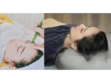 目の周りも頭皮もぎゅぎゅっと流していきます！