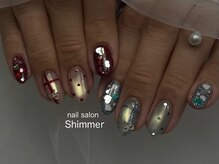 シマー(Shimmer)/マグネットバレンタインネイル