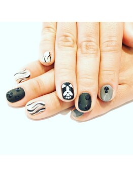アース ネイルアイラッシュ 前橋店(EARTH Nail&Eyelash)/アートデザイン￥8000
