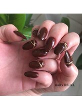 ネイルズリアル(nail's REAL)/ボルドーネイル