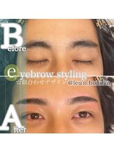 ルアン 表参道店/メンズ美眉毛スタイリング