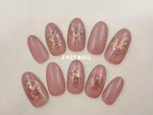 ファストネイル 京都烏丸店(FAST NAIL)/ラメ/ピンク【12008】