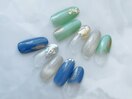 夏ニュアンスネイル