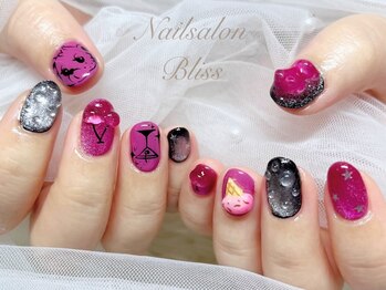 ネイルサロンブリス(nail salon Bliss)の写真/こだわりのdesignで可愛い&個性的な指先◎高技術で大満足!【持ち込み画像OK!アートし放題120分¥9900】