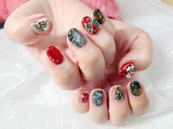 クリスマスネイル
