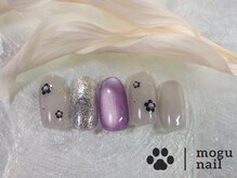 モグネイル(Mogunail)/3.4月定額A/ホロフラワー