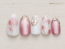 Nail Mix 宇都宮インターパーク店【ネイルミックス】【5月1日 NEW OPEN（予定）】/マグ×フラワー　5990円