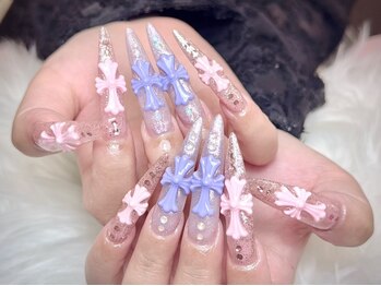 Anna Nail Salon【長さだし特化サロン/長さだし/パラジェル/フィルイン/マグネット】の写真/持ち込みデザイン大歓迎！「NGデザインなし」を掲げる高い再現力で、理想のアートを叶えます☆