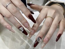 トゥートゥー(TOUTOU)/ストーンxVカットx赤