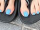 ジジ(Gigi)の写真/フットジェルが人気の季節！シンプルでも今の時期しか楽しめないデザインやカラーを思う存分楽しむのも◎