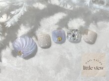 リトルビュー(little view)/F 3Dシェル×ビジュー ￥12980