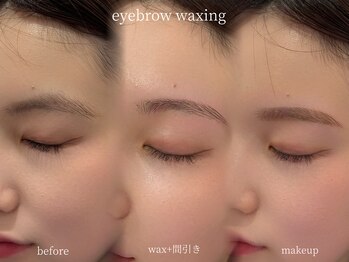 シルク ド リバー(Silk de River)の写真/【眉毛WAXスタイリング¥4800】眉毛の形を変えたい/初めて眉毛WAXに◆韓国風眉毛デザインで印象が変わる♪