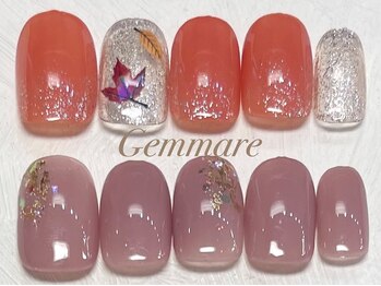 ジェンマーレ 青葉台店(Gemmare)の写真/良心的価格だからご新規様もネイル初心者様も気軽にネイルが楽しめる!ラメグラ￥5700/シンプルコース￥6480♪