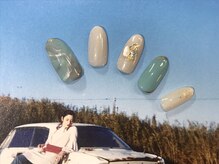 ネイルアンドアイラッシュサロン エスポアール(nail&eyelash salon espoir)/大理石ネイル75分コース