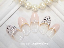 上品ピンクツイード